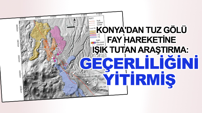 Konya'dan Tuz Gölü Fay hareketine ışık tutan araştırma: Geçerliliğini yitirmiş oldu
