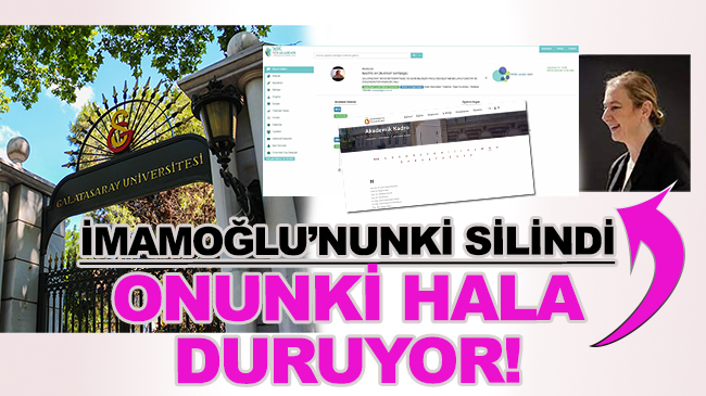 Diploması iptal edilen Galatasaraylı Naciye Aylin Ataay Saybaşılı hala YÖK akademik sisteminde