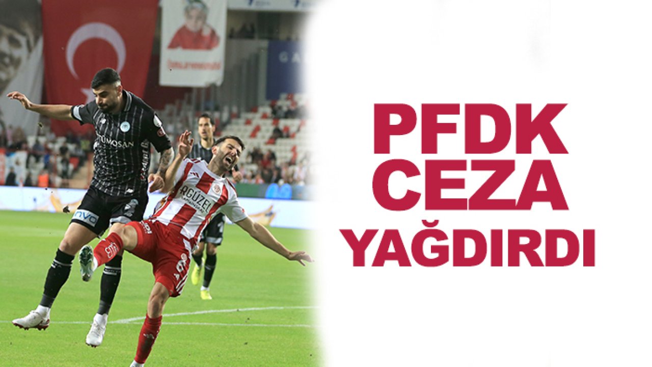 PFDK Konyaspor'a ceza yağdırdı