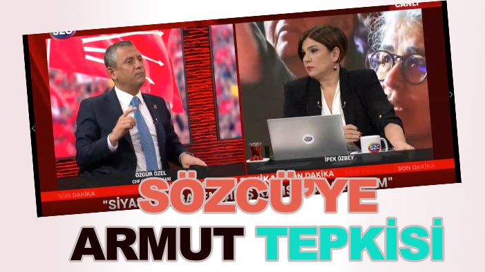 Özgür Özel'den, kendisine "Armut" benzetmesi yapan Yılmaz Özdil'e ve Sözcü'ye tepki