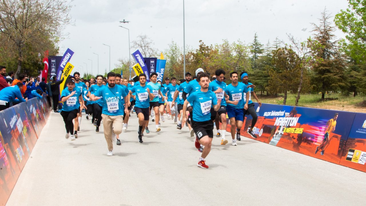 Selçuk Üniversitesi Kampüsünde maraton heyecanı yaşandı