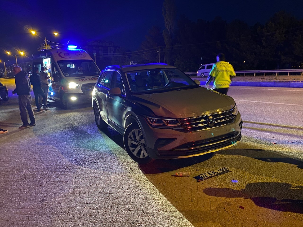 Kulu'da kaza: Otomobiller çarpıştı
