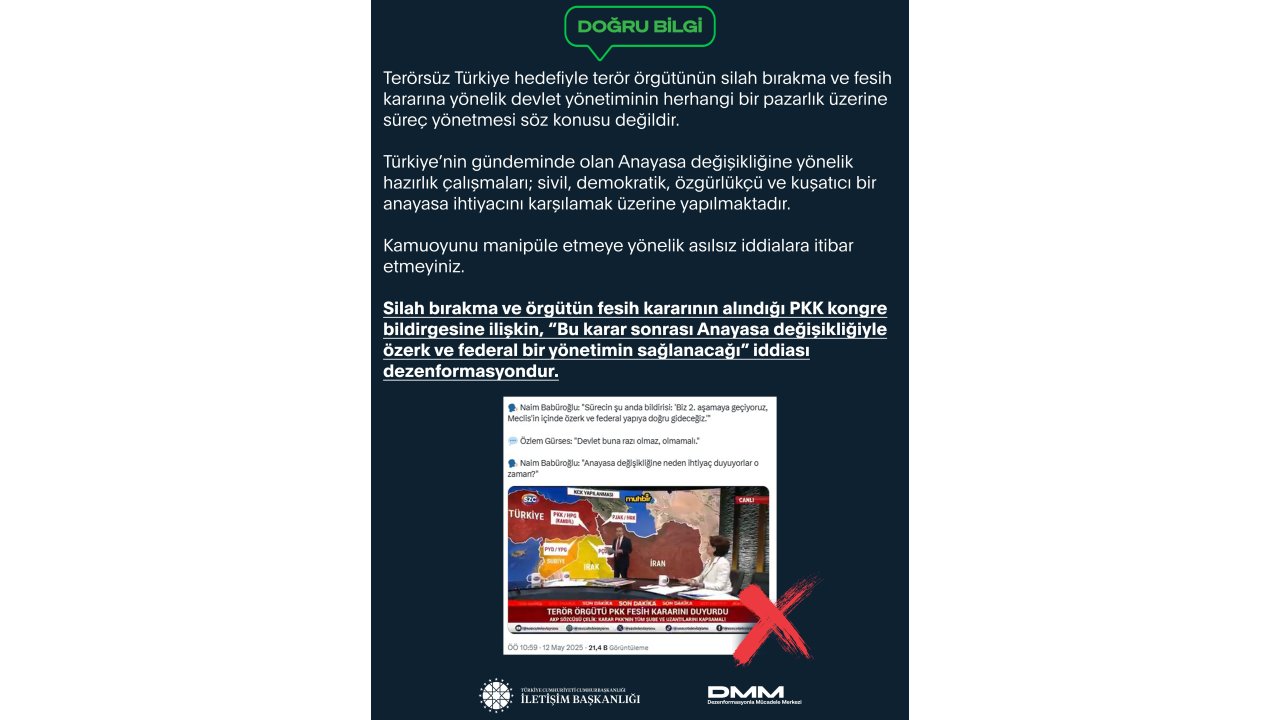 DMM'den "özerklik" iddialarına yalanlama!