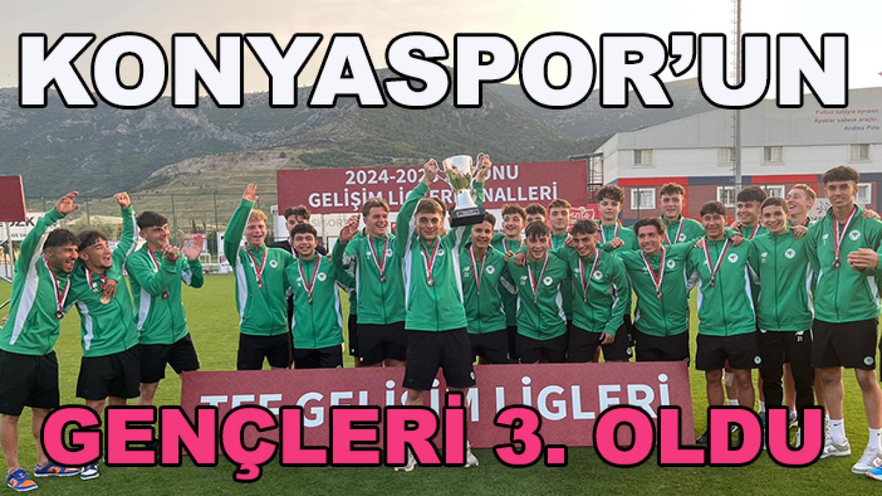 Konyaspor U-16 Takımı 3. oldu