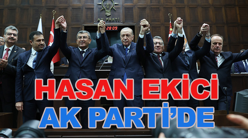 Konya Milletvekili Hasan Ekici ve 2 Belediye Başkanı AK Parti'de