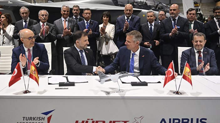 TUSAŞ'tan HÜRJET için dünya devi AIRBUS ve İspanya ile tarihi anlaşma