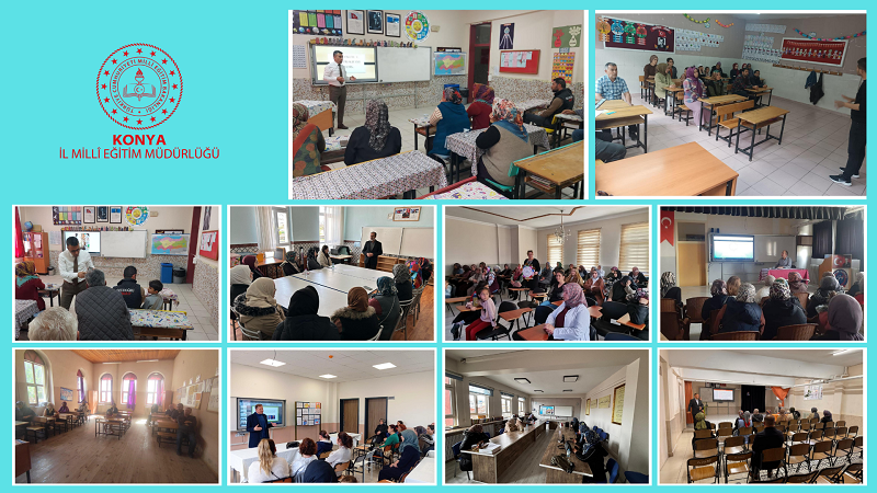 Maarif Modeli Ebeveyn ve Aile Okulu kursları Konya’da sürüyor