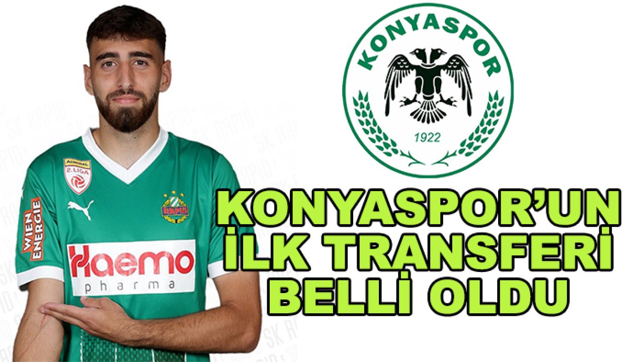 Konyaspor'un ilk transferi belli oldu