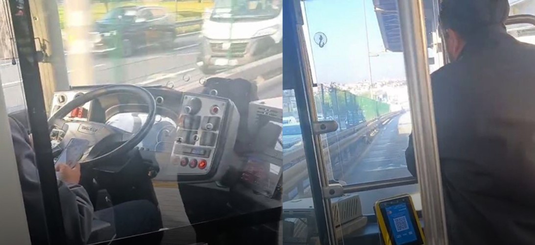 Metrobüs şoföründen "pes" dedirten duyarsızlık!
