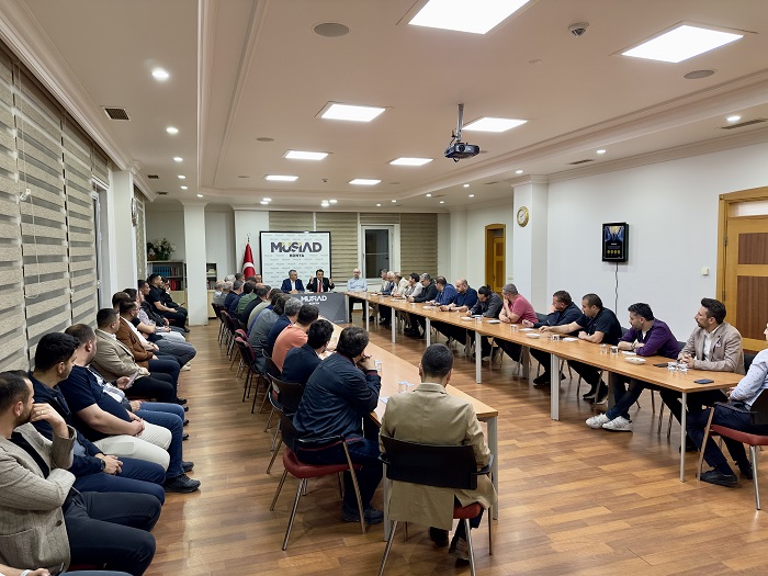 MÜSİAD Konya Şubesi'ne yeni dünya düzeninde Türkiye konuşuldu