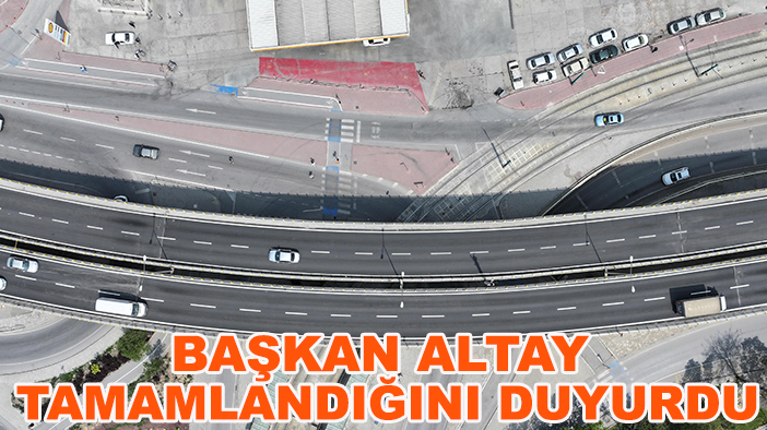Konya'daki en yoğun kavşaklardan biri: Başkan Altay tamamlandığını duyurdu