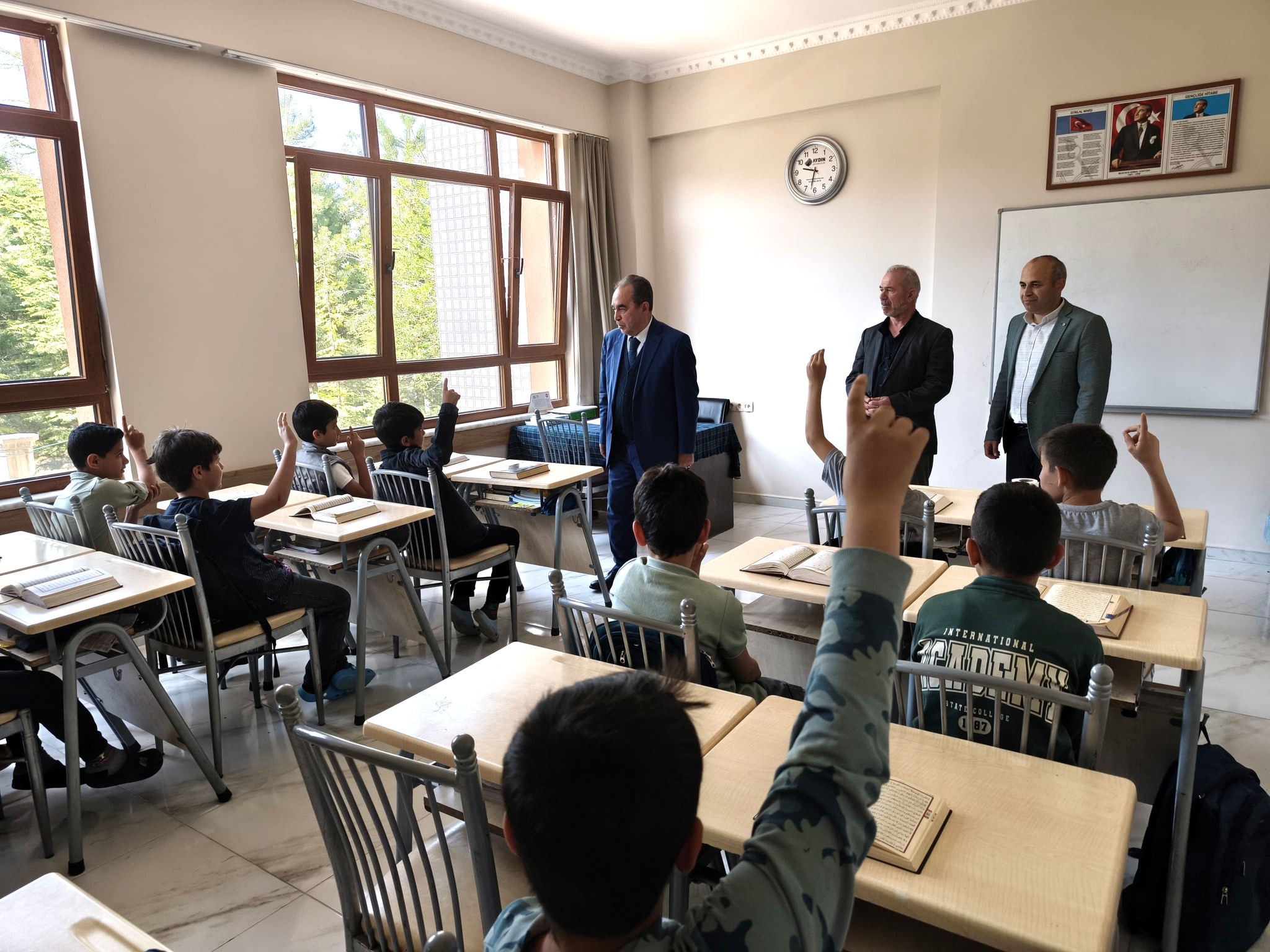 Karatay Müftü Vekili Böge kurs öğrencileriyle buluştu