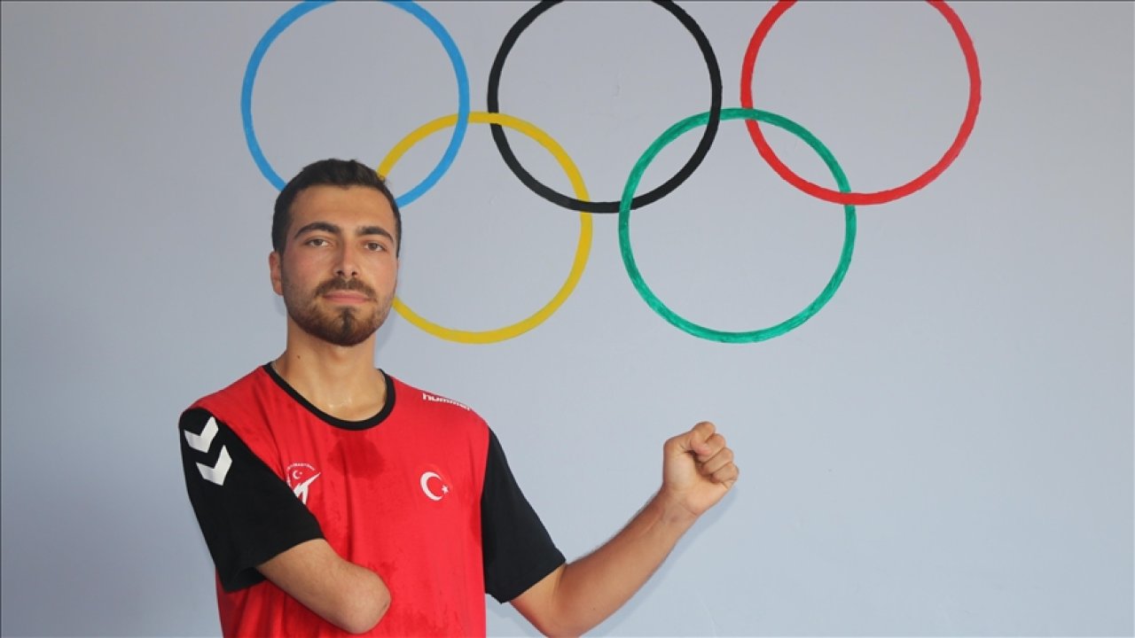 Engelleri aşıp madalya istiyor