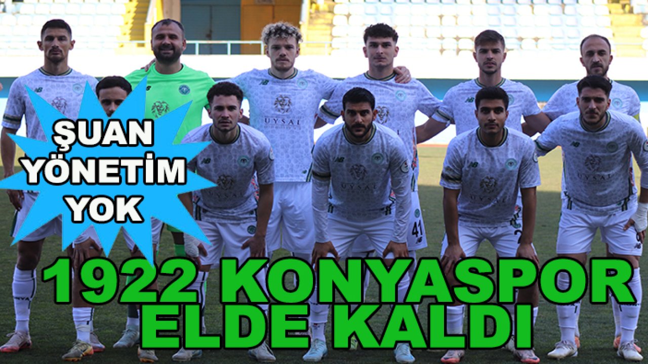 1922 Konyaspor'da belirsizlik var