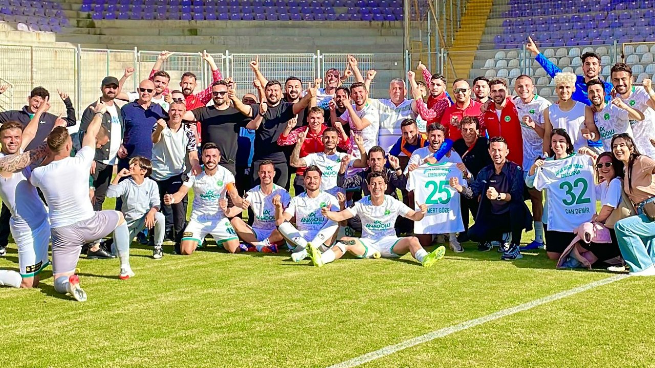Ereğli Belediyespor yarı final için sahada