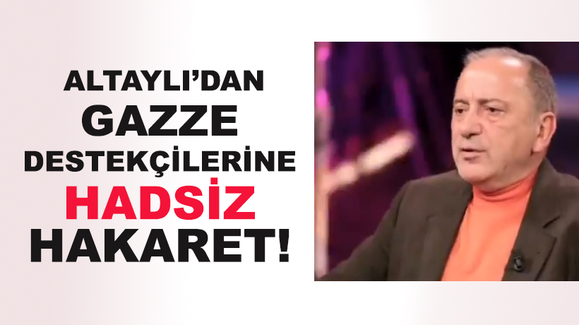 Siyonist seviciliğine soyunan Fatih Altaylı'dan Gazze destekçilerine hadsiz hakaret