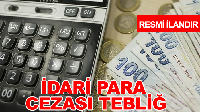 Karatay İlçe Tarım ve Orman Müdürlüğünden İdari Yaptırım Kararı Tebliği