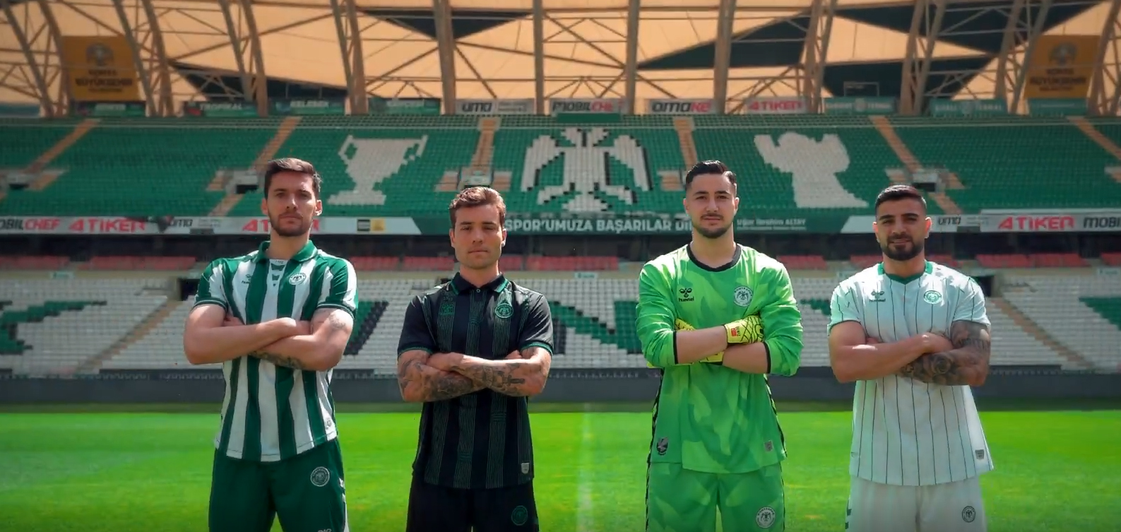 Anadolu Kartalı Konyaspor'un yeni sezon formaları görücüye çıktı