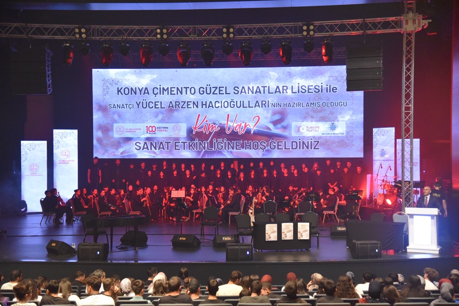 Konya öğrencilerinden "Kim Var?" sanat dokunuşu