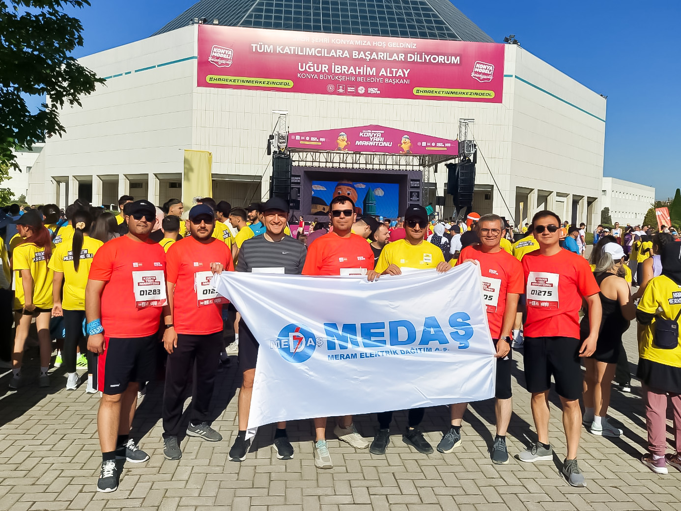MEDAŞ Konya Yarı Maratonu’nda koştu