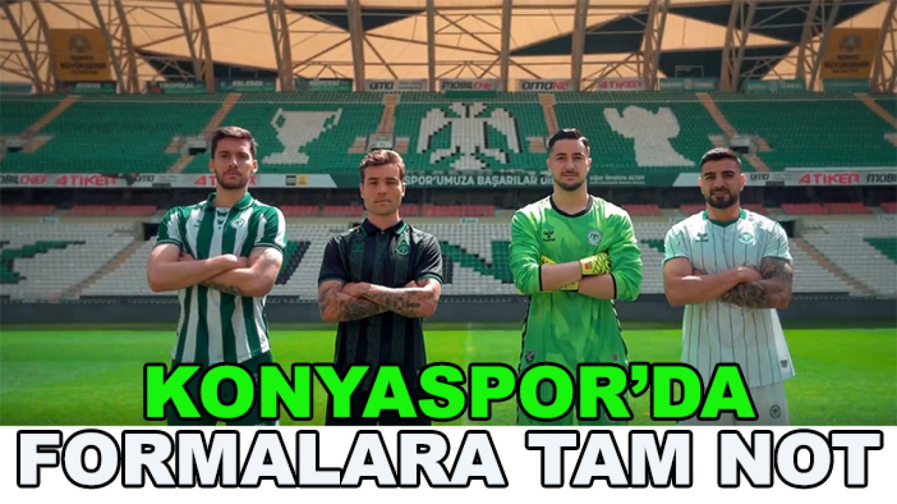 Konyaspor'un yeni formalarına taraftarlardan tam not