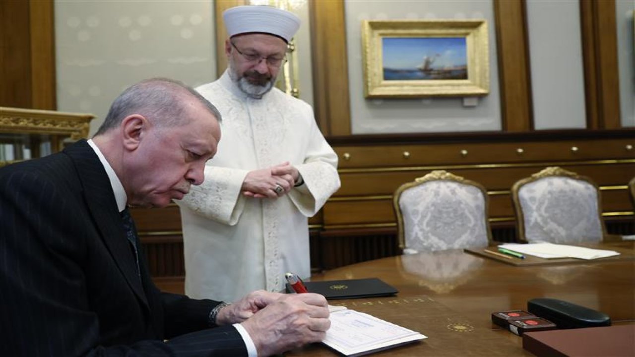 Cumhurbaşkanı Erdoğan'dan TDV'ye kurban bağışı