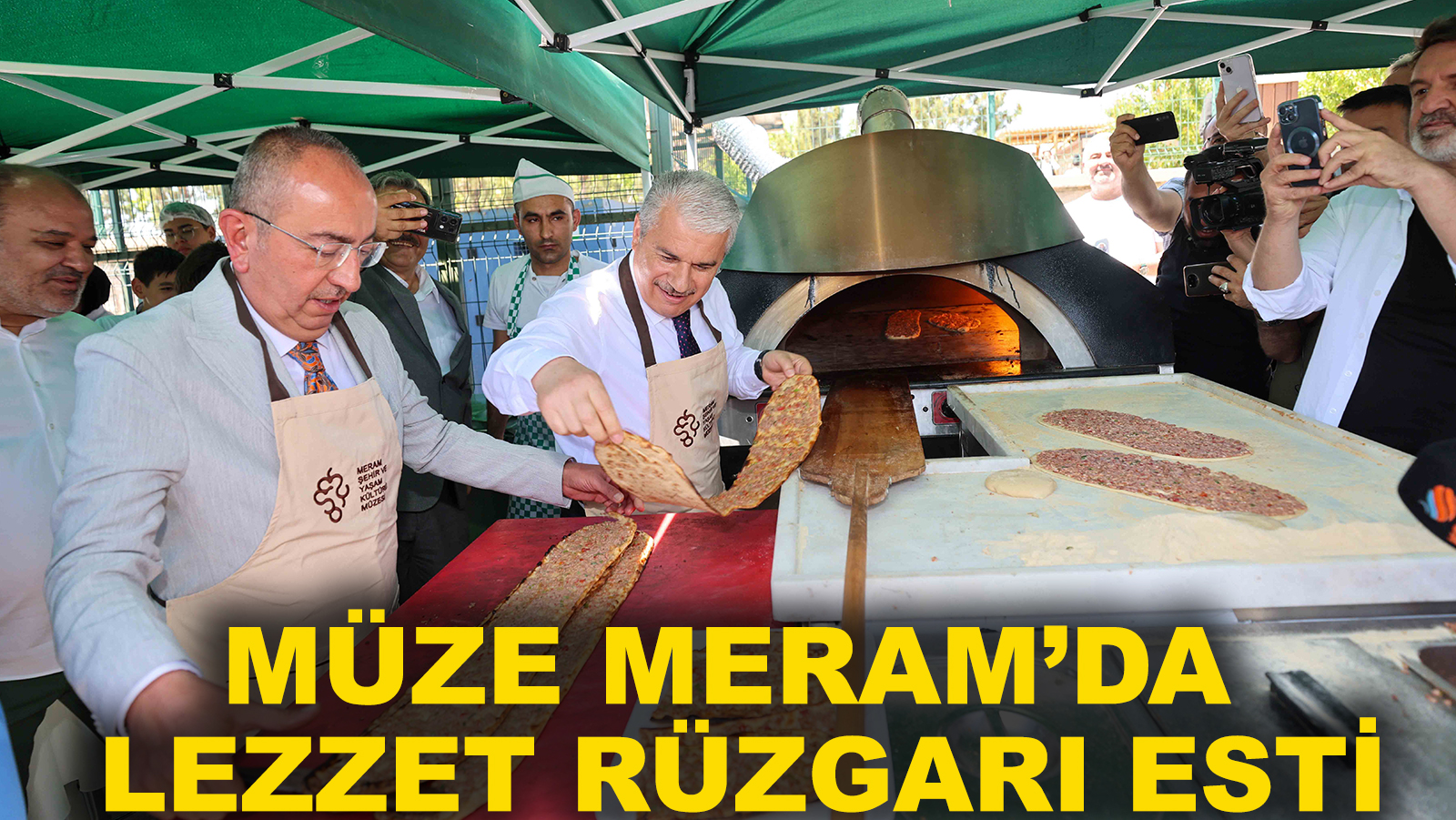 Renkli etkinliklere ev sahipliği yapan Müze Meram’da ‘lezzet’ rüzgarı esti