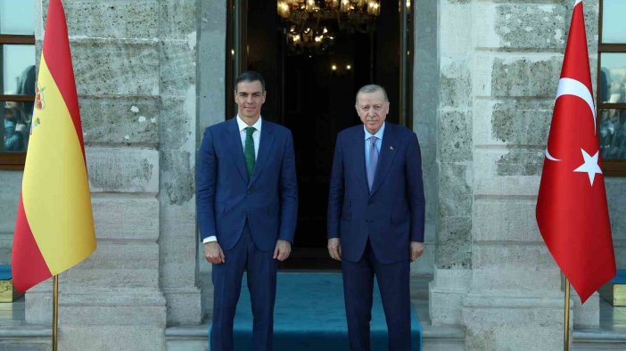Cumhurbaşkanı Erdoğan, İspanya Başbakanı Pedro Sanchez’i kabul etti