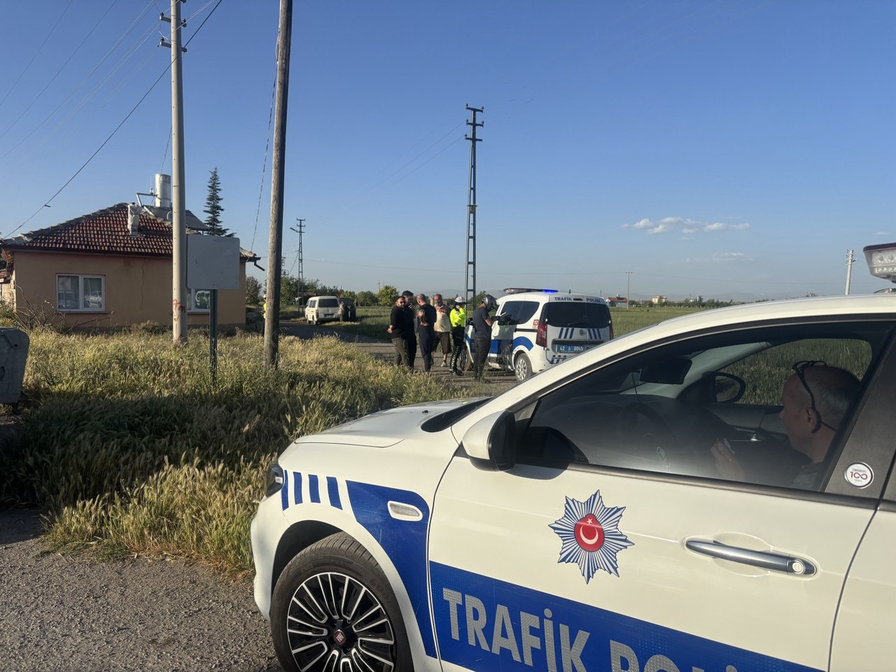 Konya'da eve çarpan motosikletin sürücüsü hayatını kaybetti