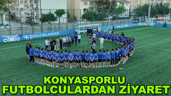 Konyasporlu futbolculardan ziyaret