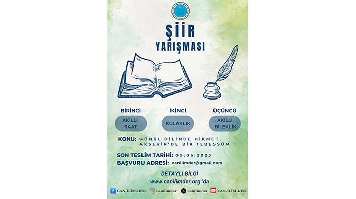 Konya'daki dernekten Akşehir temalı ödüllü şiir yarışması