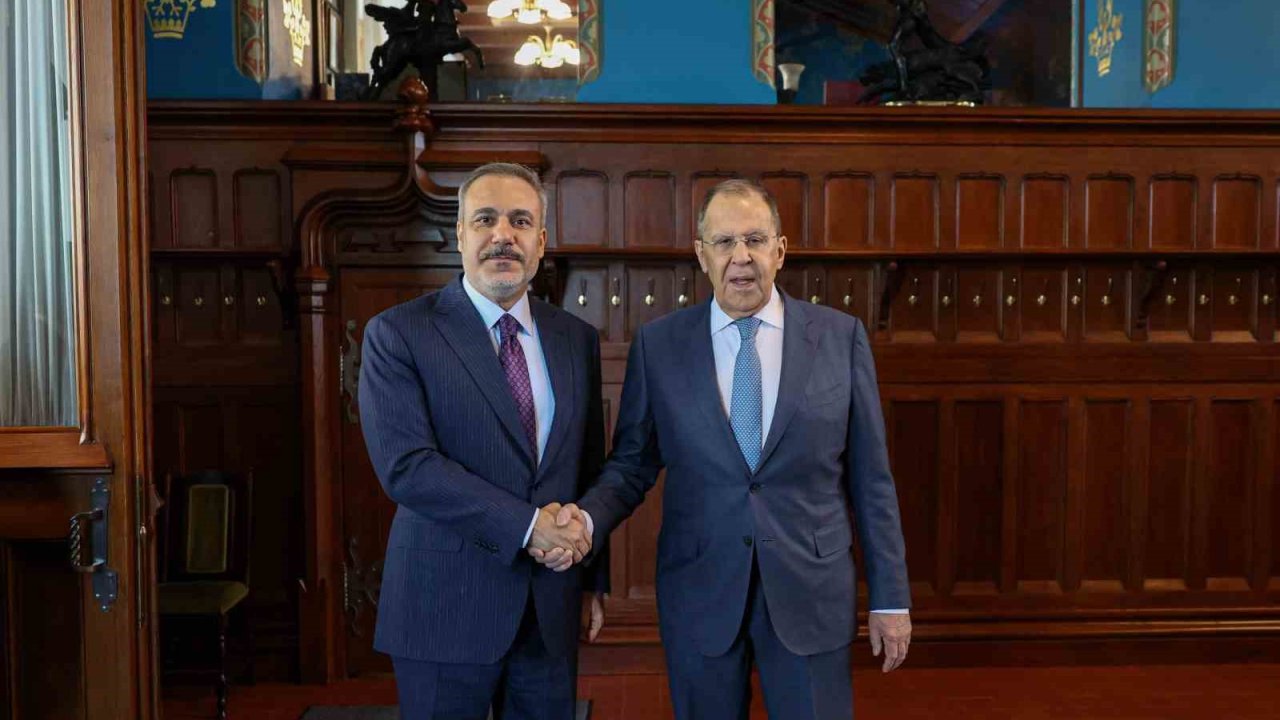 Bakan Hakan Fidan, Moskova'da Rus mevkidaşı Lavrov ile görüştü