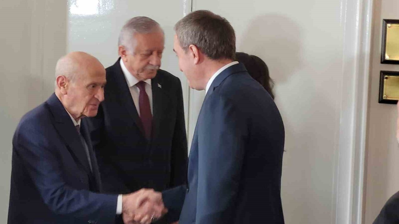 MHP Lideri Bahçeli, DEM heyetini kabul etti