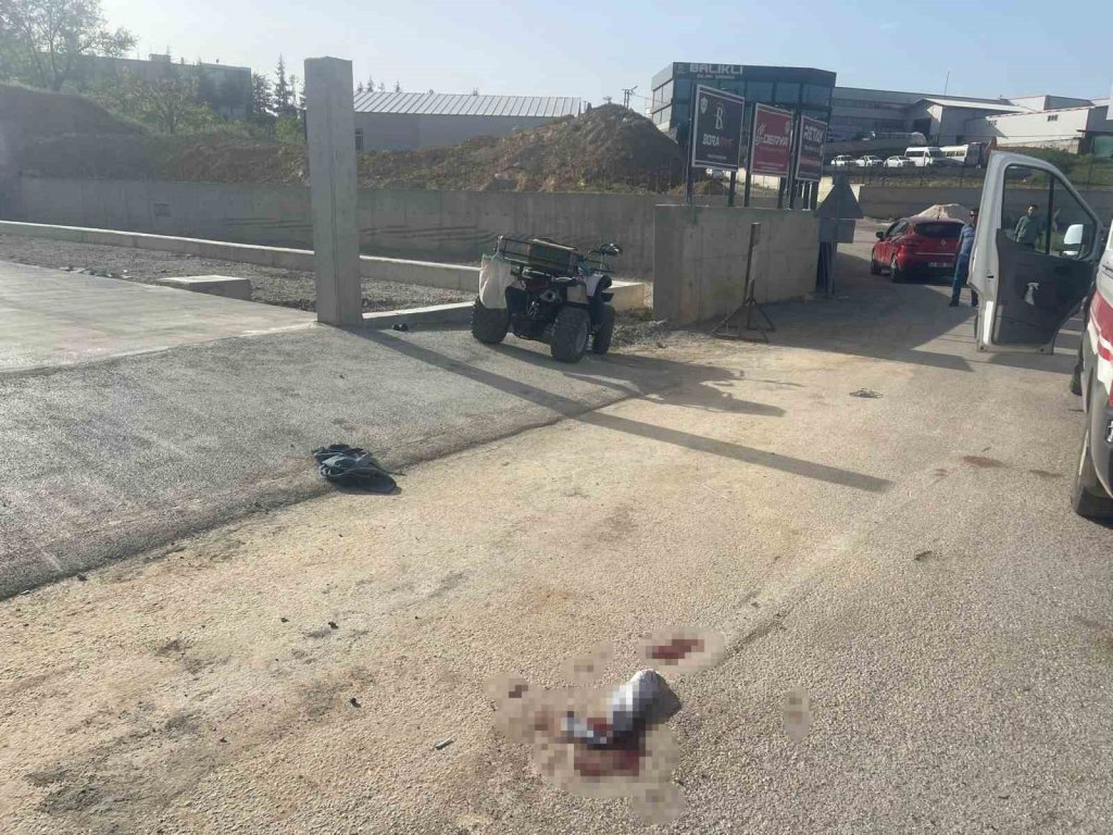 Konya’da ATV devrildi: Sürücüsü ağır yaralandı