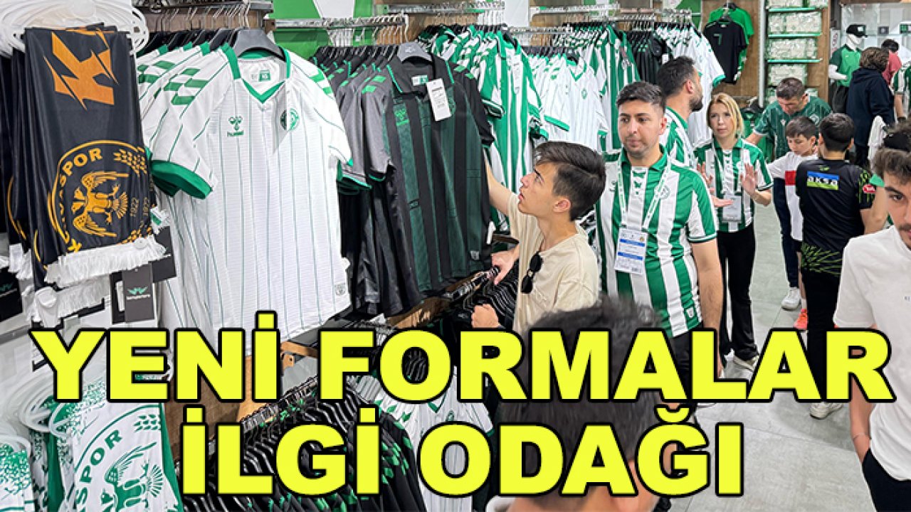 Konyaspor'un yeni sezon formalarına yoğun ilgi