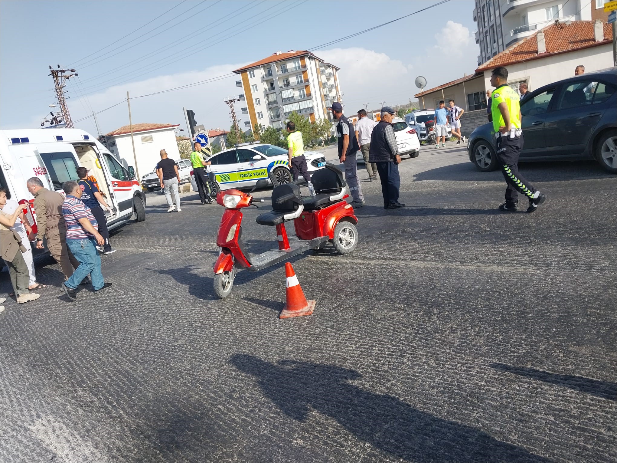 Karapınar’da trafik kazaları: 2 yaralı
