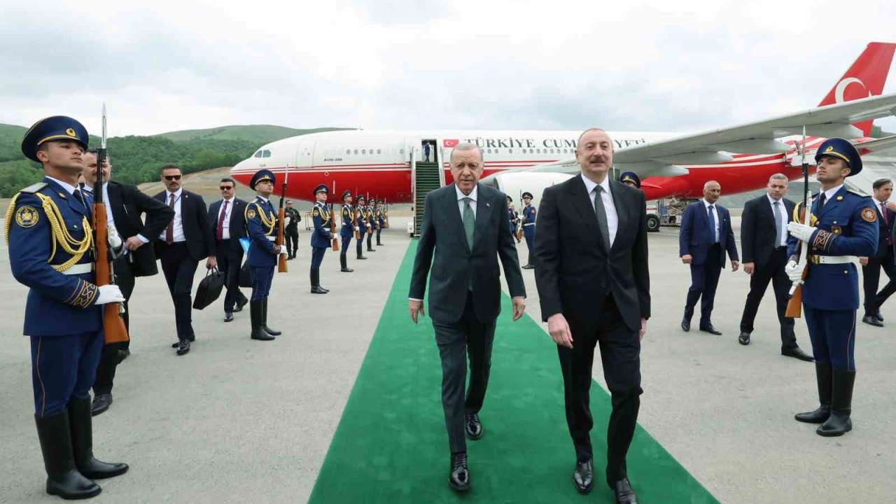 Cumhurbaşkanı Erdoğan Azerbaycan'da