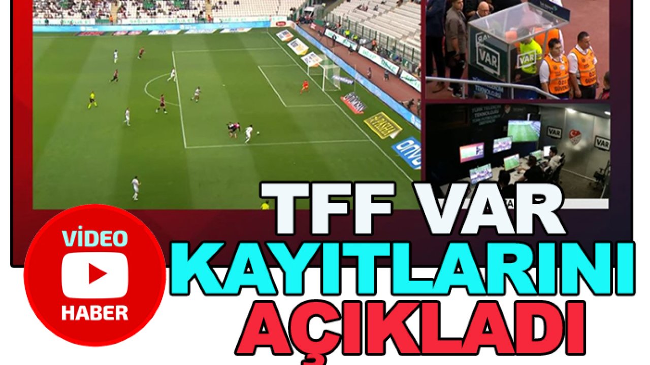 Konyaspor-Alanyaspor maçının VAR kaydı açıklandı