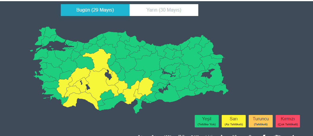 Meteorolojiden Konya için "sarı" uyarı!