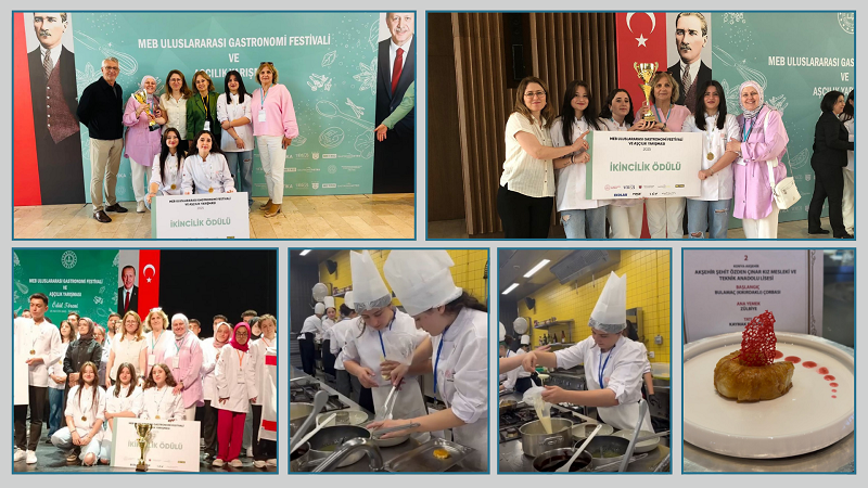 "MEB Uluslararası Gastronomi Festivali ve Aşçılık Yarışması"nda Türkiye ikinciliği: Konya'yı gururlandırdı