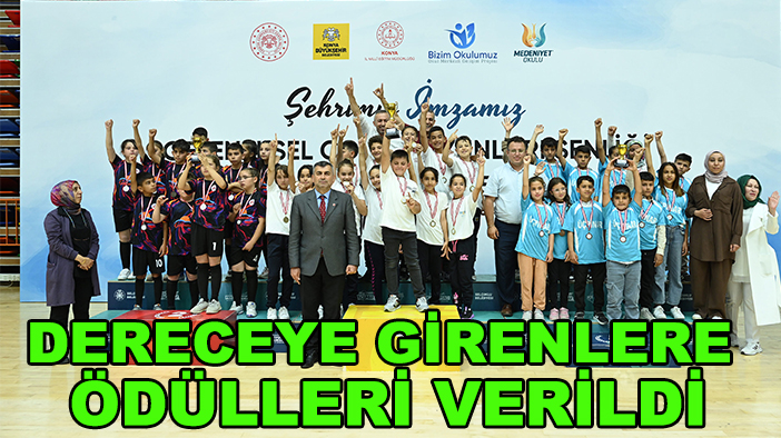 Konya'da geleneksel çocuk oyunları finali coşkusu: Dereceye girenlere ödülleri verildi