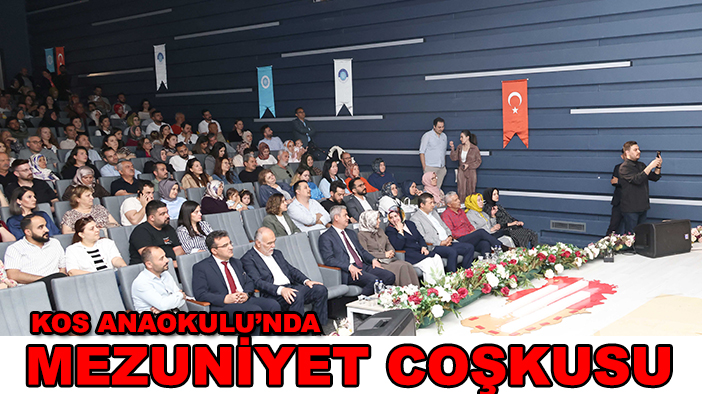 KOS Anaokulu’nda mezuniyet coşkusu