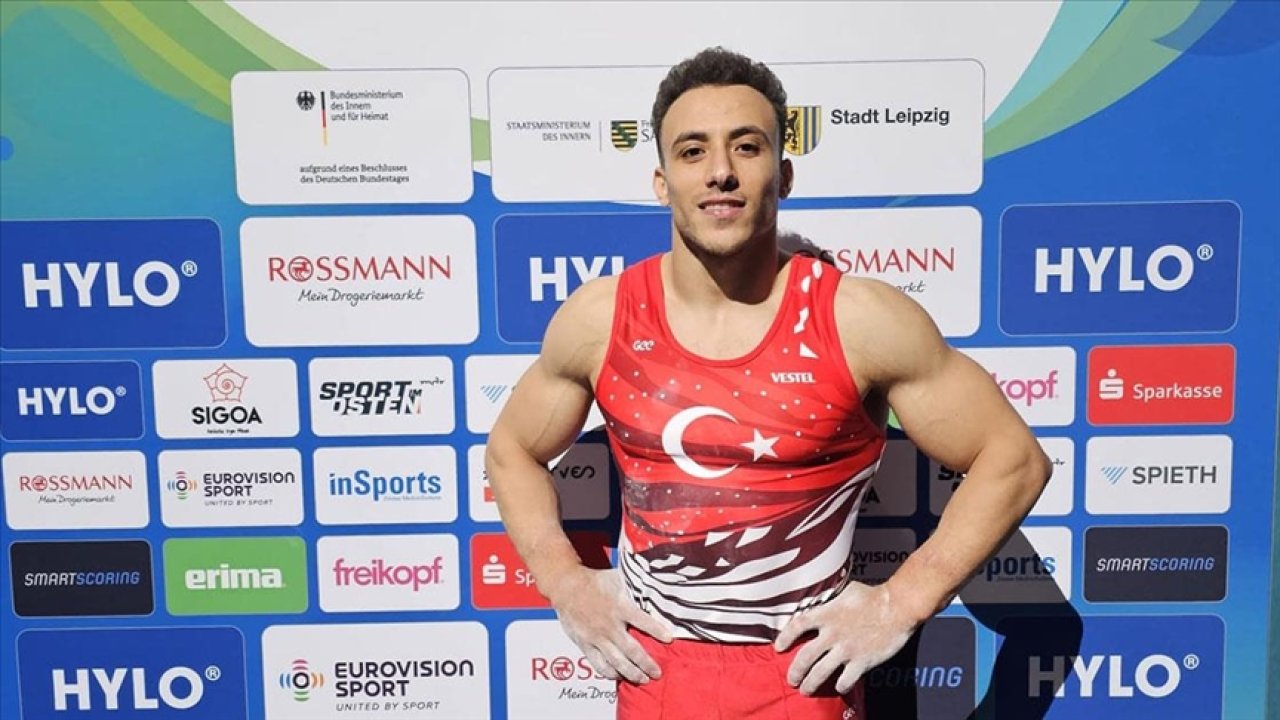 Milli cimnastikçi  altın madalyayı kaptı