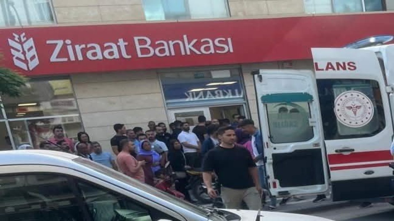 Şanlıurfa’da bankada korku dolu anlar: Bıçak çekip paraları alan şahsı polis yakaladı