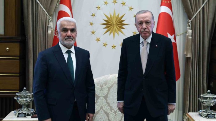 Cumhurbaşkanı  Erdoğan, Yapıcıoğlu ve Aksakal'ı kabul etti