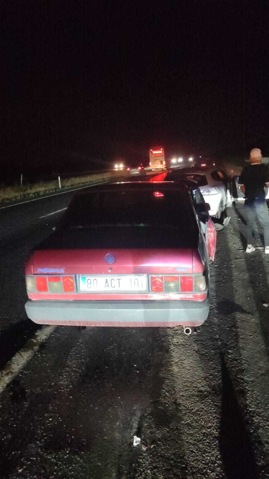 Konya’da otomobiller çarpıştı!