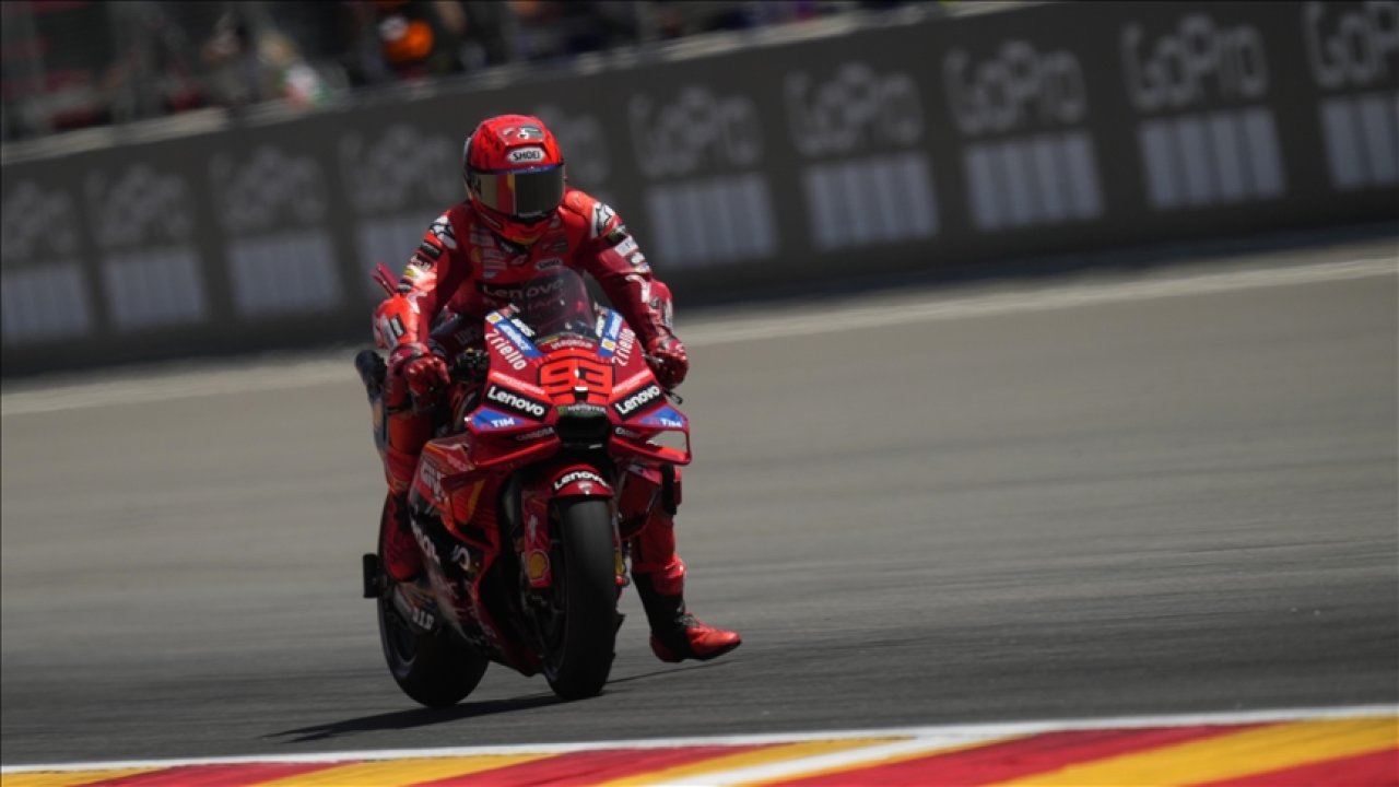 MotoGP'de zafer Marquez'in
