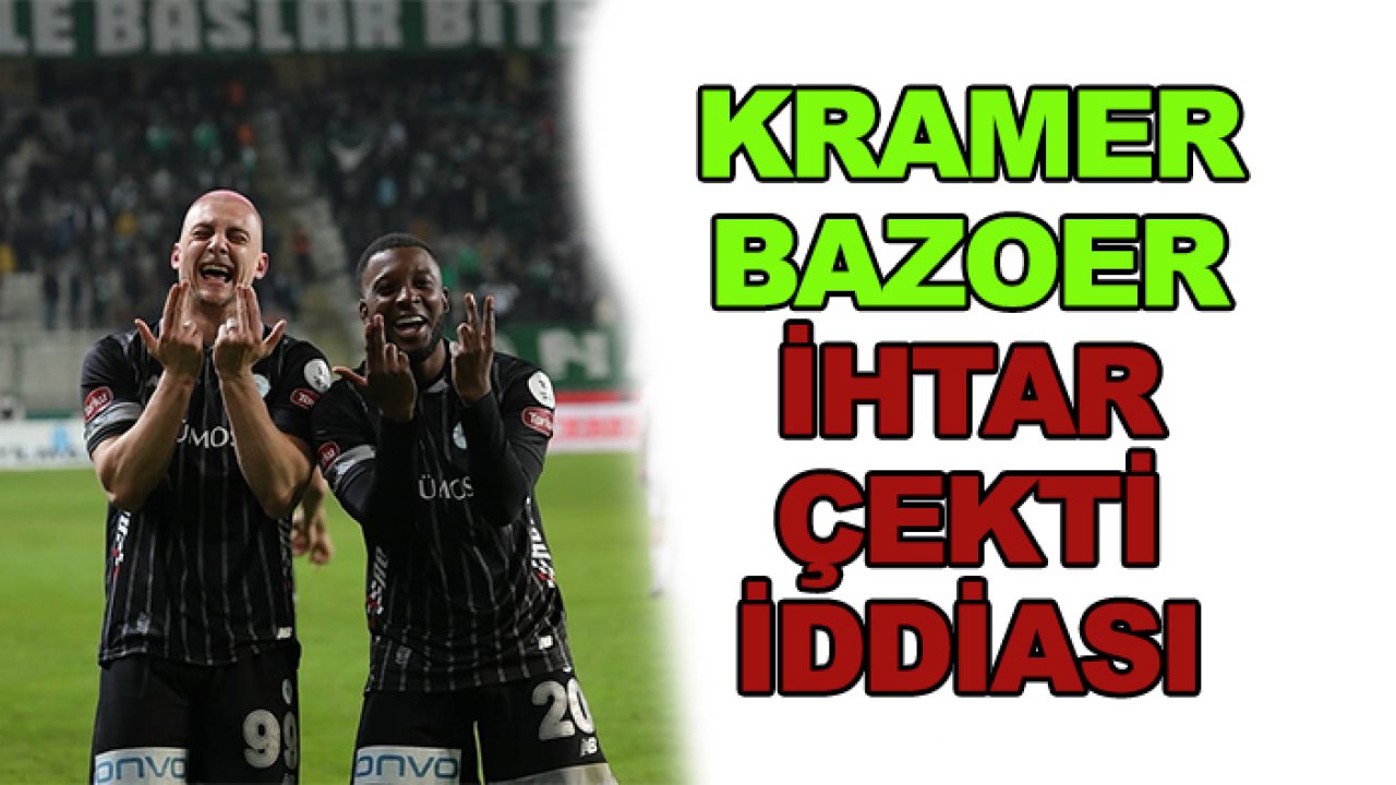 Konyaspor'da olay iddia! Kramer ve Bazoer ihtar çekti