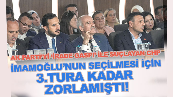 AK Parti'yi "irade gaspı" ile suçlayan CHP,  2017'de Kadir Topbaş'ın yerine İmamoğlu'nu seçtirmek için son tura kadar zorlamıştı