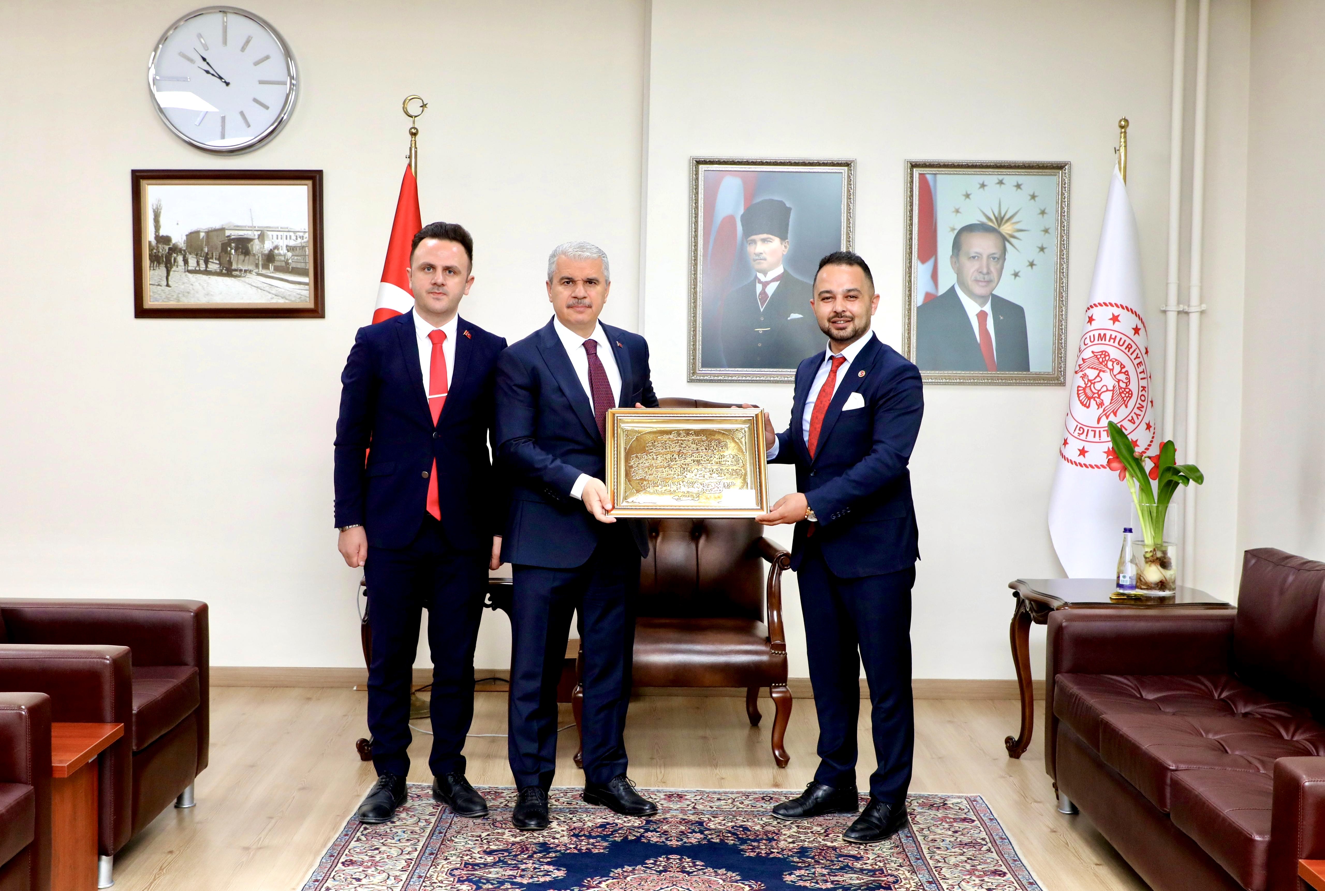 Şehit Gazi-Sen'den Konya Valisi Akın'a ziyaret